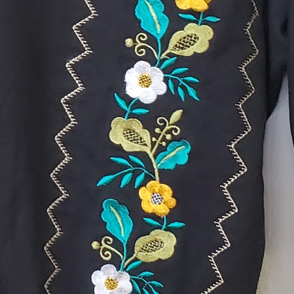 Vintage, 70s, Cyn Les by Shirlee Designs Embroidered Pullover - Picture 6 of 6